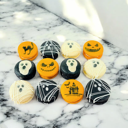 Spooky Halloween Macaron Set – Kid Friendly Option