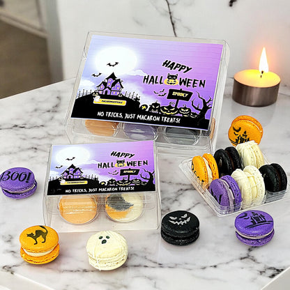 No Tricks, Just Macaron Treats! Halloween Set French Macarons