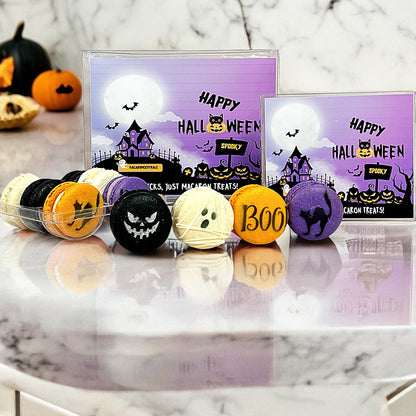 No Tricks, Just Macaron Treats! Halloween Set French Macarons