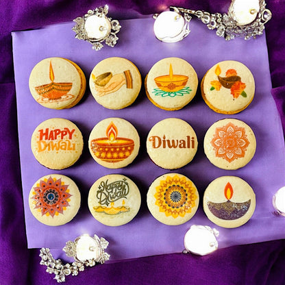 Diwali Celebration Macarons | Available in 6, 12 & 24 Pack | A Perfect Gift for Diwali Celebrations