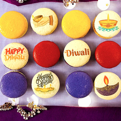 Diwali Celebration Macarons | Available in 6, 12 & 24 Pack | A Perfect Gift for Diwali Celebrations