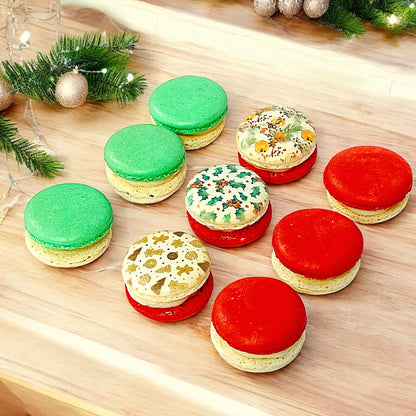 Holiday Spirit Macaron Collection - Gift Wrapping Paper Design