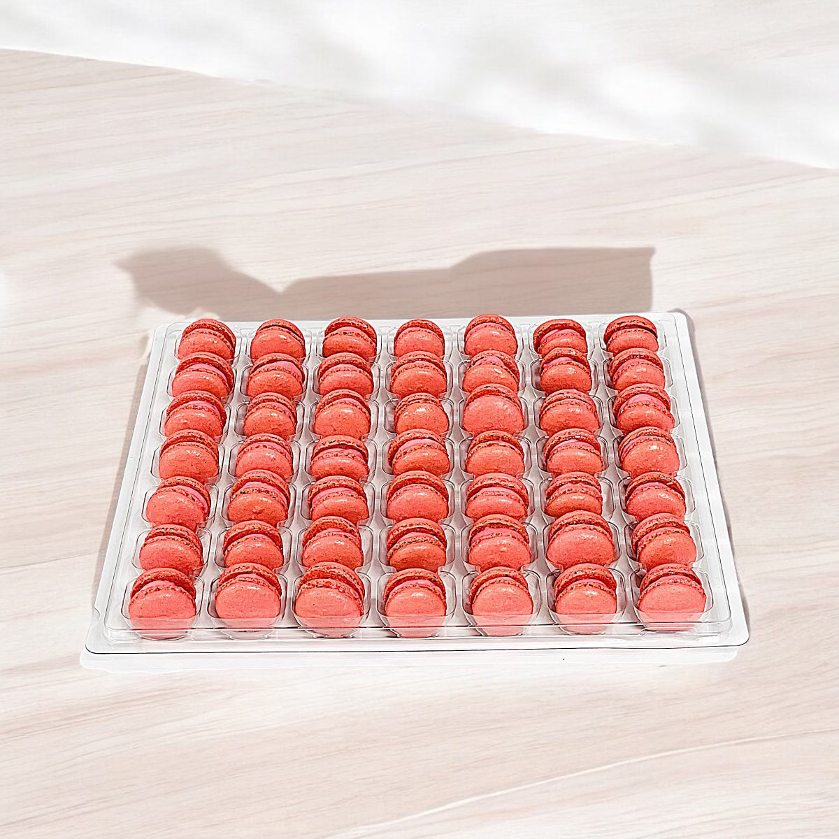 Raspberry Mini Macarons - Perfect for Decorating Cupcakes, Cakes, Ice Cream, and More!