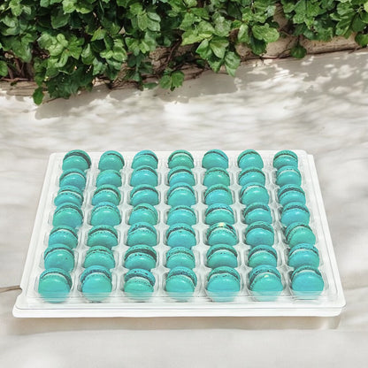 Blueberry Mini Macarons - Perfect for Decorating Cupcakes, Cakes, Ice Cream, and More!