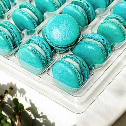 Blueberry Mini Macarons - Perfect for Decorating Cupcakes, Cakes, Ice Cream, and More!