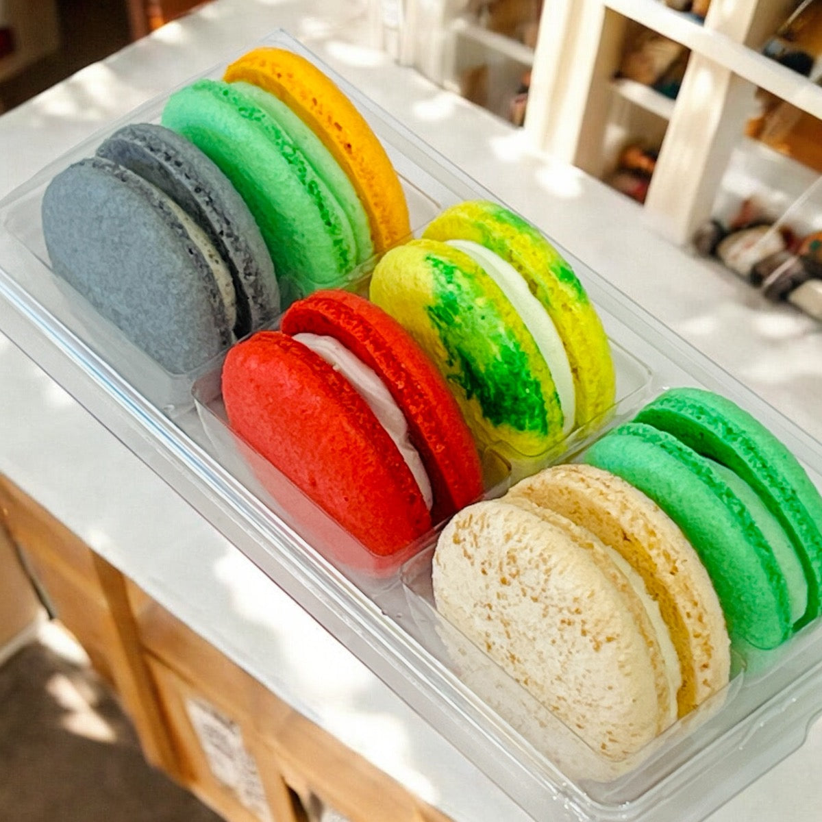 Customizable 6-Pack Vegan Macaron Gift Set – Perfect for Private Label