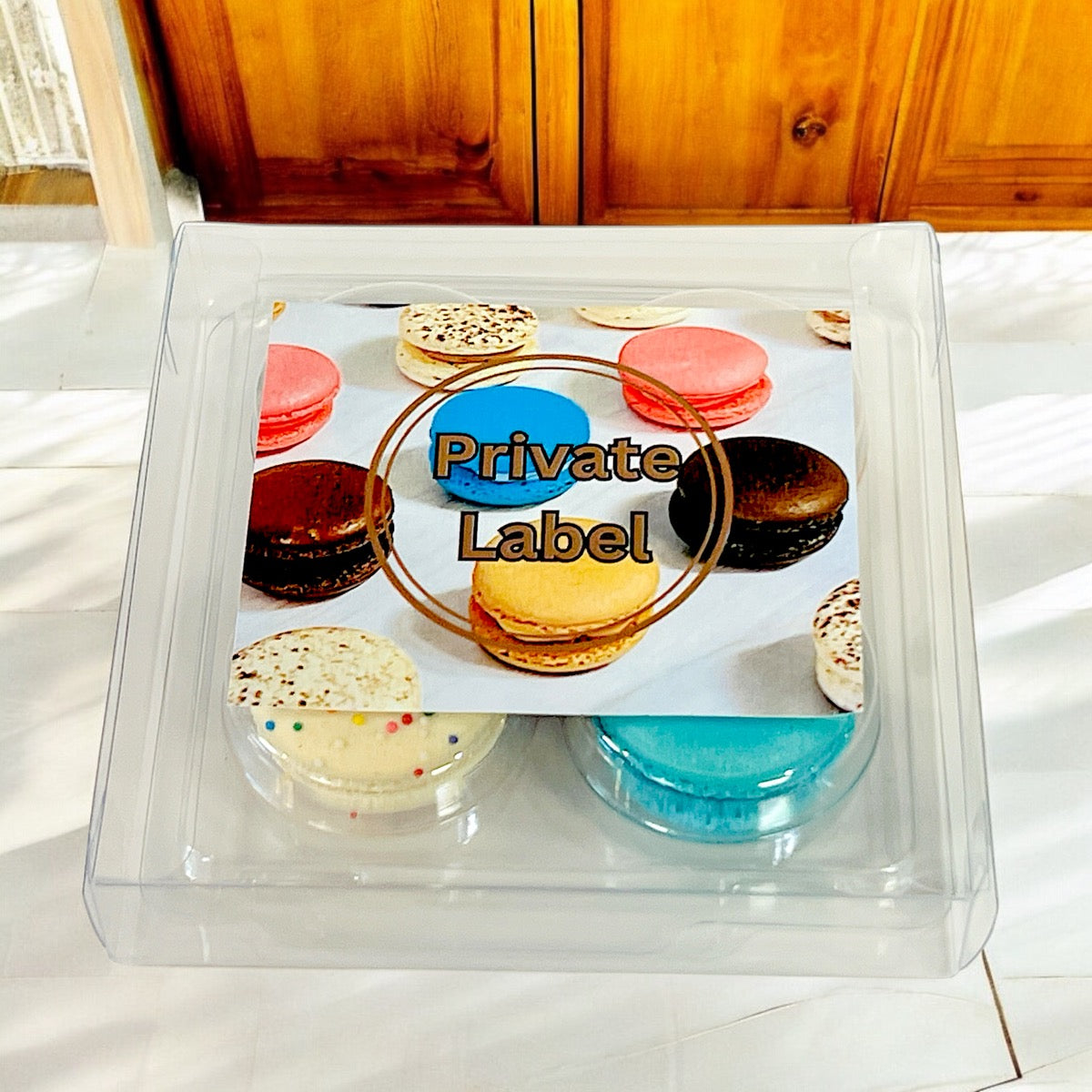 Customizable 4-Pack Classic Macaron Gift Set – Perfect for Private Label