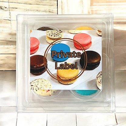 Customizable 4-Pack Classic Macaron Gift Set – Perfect for Private Label