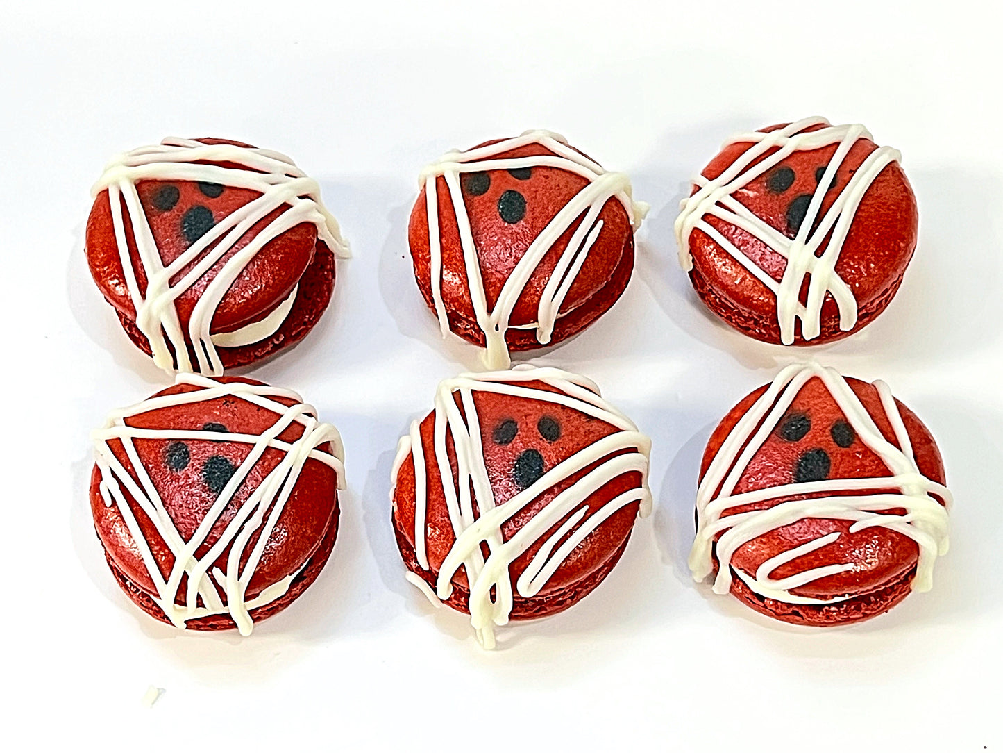 Mummy French Macarons (Red) | Available in 6, 12 or 24 Pack