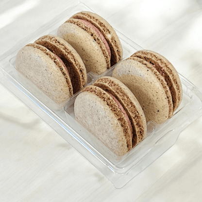 All Natural Açaí Lemon Vegan French Macarons | Available in 24 & 48 Pack - Macaron Centrale24 Pack