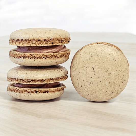 All Natural Açaí Lemon Vegan Macarons | Available in 4 & 12 Pack - Macaron Centrale4 Pack