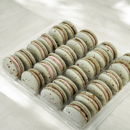 All Natural Blackberry Vegan French Macarons | Available in 24 & 48 Pack - Macaron Centrale24 Pack