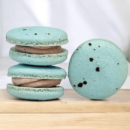 All Natural Blueberry Vegan French Macarons | Available in 24 & 48 Pack - Macaron Centrale24 Pack