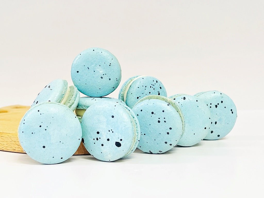 All Natural Blueberry Vegan French Macarons | Available in 24 & 48 Pack - Macaron Centrale24 Pack