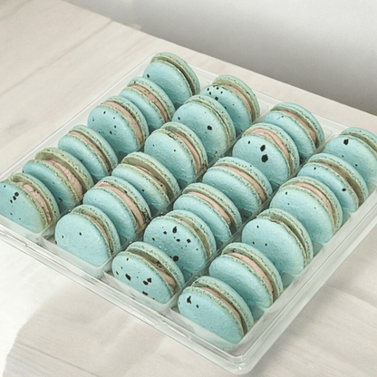 All Natural Blueberry Vegan French Macarons | Available in 24 & 48 Pack - Macaron Centrale24 Pack