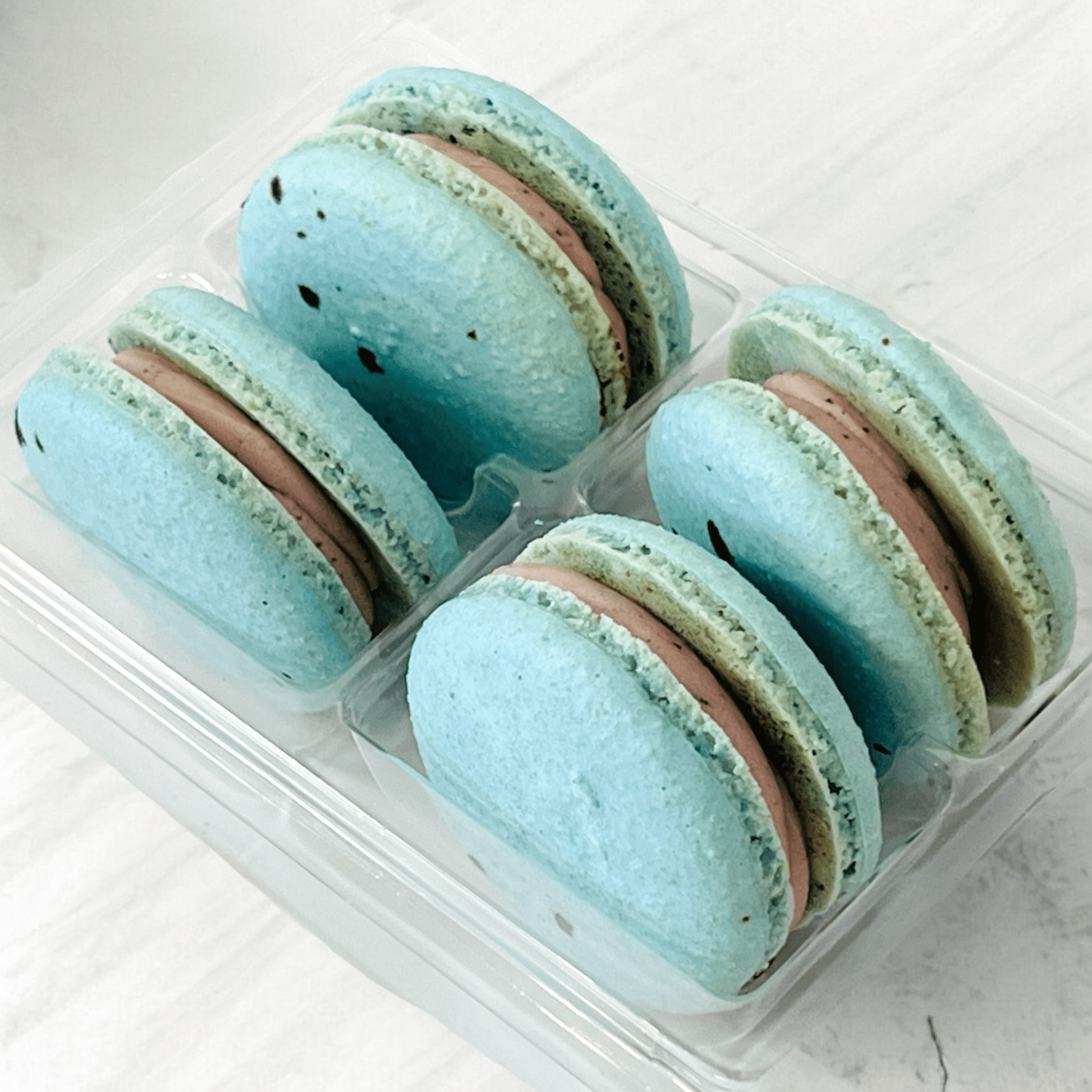 All Natural Blueberry Vegan French Macarons | Available in 24 & 48 Pack - Macaron Centrale24 Pack