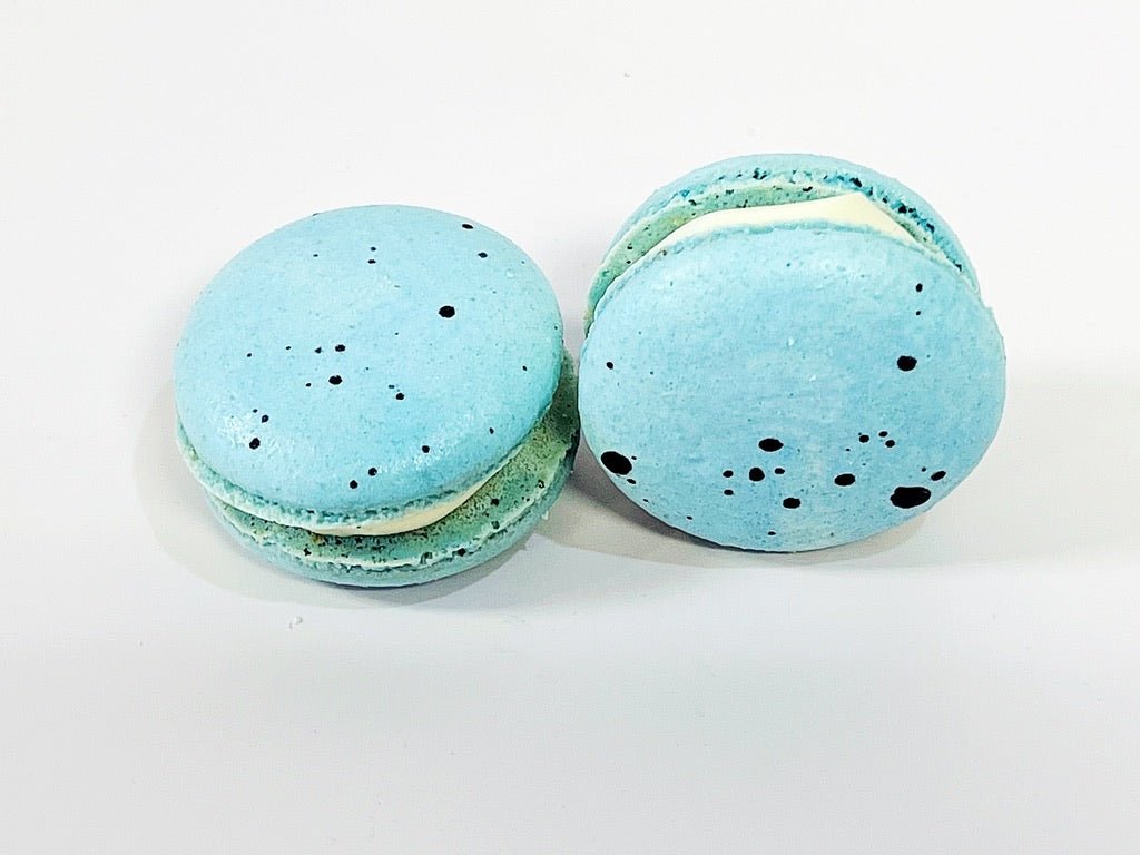 All Natural Blueberry Vegan French Macarons | Available in 24 & 48 Pack - Macaron Centrale24 Pack