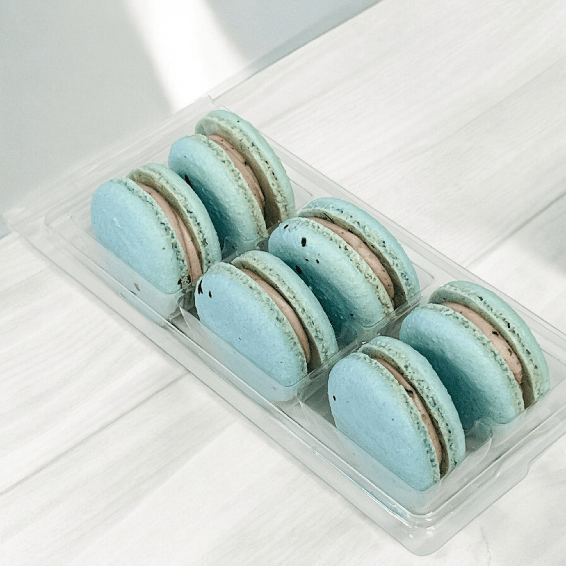 All Natural Blueberry Vegan French Macarons | Available in 24 & 48 Pack - Macaron Centrale24 Pack