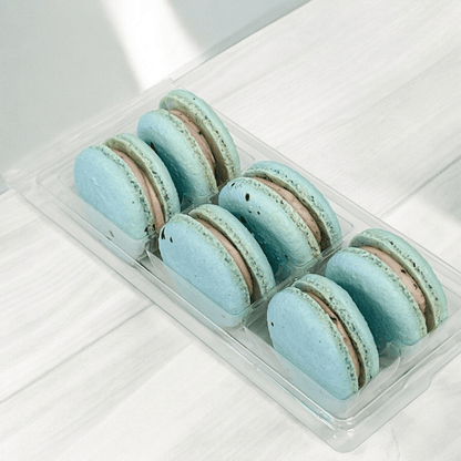 All Natural Blueberry Vegan French Macarons | Available in 24 & 48 Pack - Macaron Centrale24 Pack