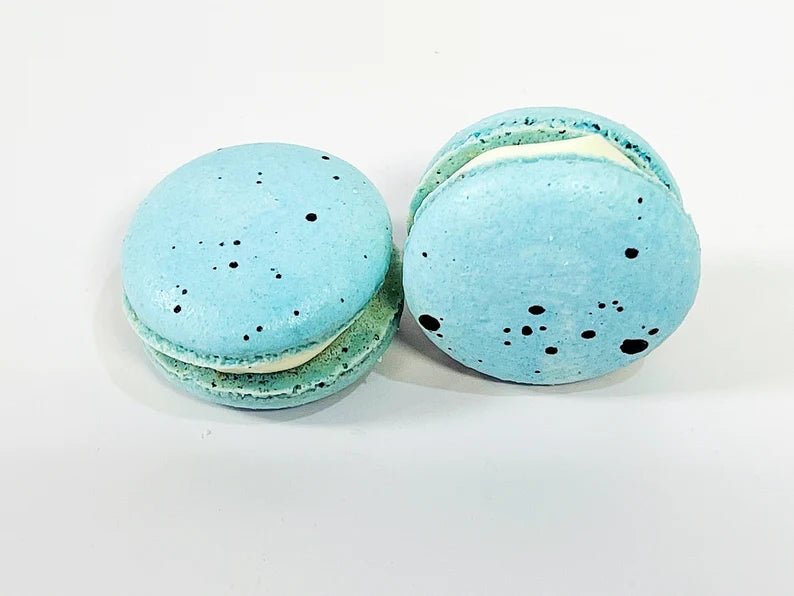 All Natural Blueberry Vegan Macarons - Macaron Centrale4 Pack