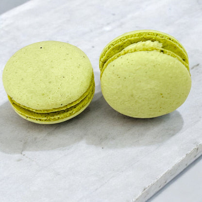 All Natural Creamy Matcha Vegan French Macarons | Available in 24 & 48 Pack - Macaron Centrale24 Pack