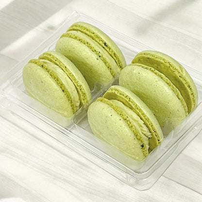 All Natural Creamy Matcha Vegan French Macarons | Available in 24 & 48 Pack - Macaron Centrale24 Pack