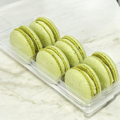 All Natural Creamy Matcha Vegan French Macarons | Available in 24 & 48 Pack - Macaron Centrale24 Pack