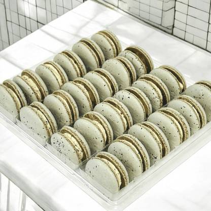 All Natural Earl Grey Lavender Vegan French Macarons | Available in 4 & 12 Pack - Macaron CentraleNW14 Pack