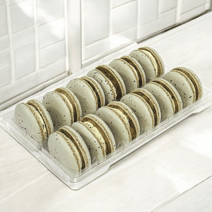 All Natural Earl Grey Lavender Vegan French Macarons | Available in 4 & 12 Pack - Macaron CentraleNW14 Pack