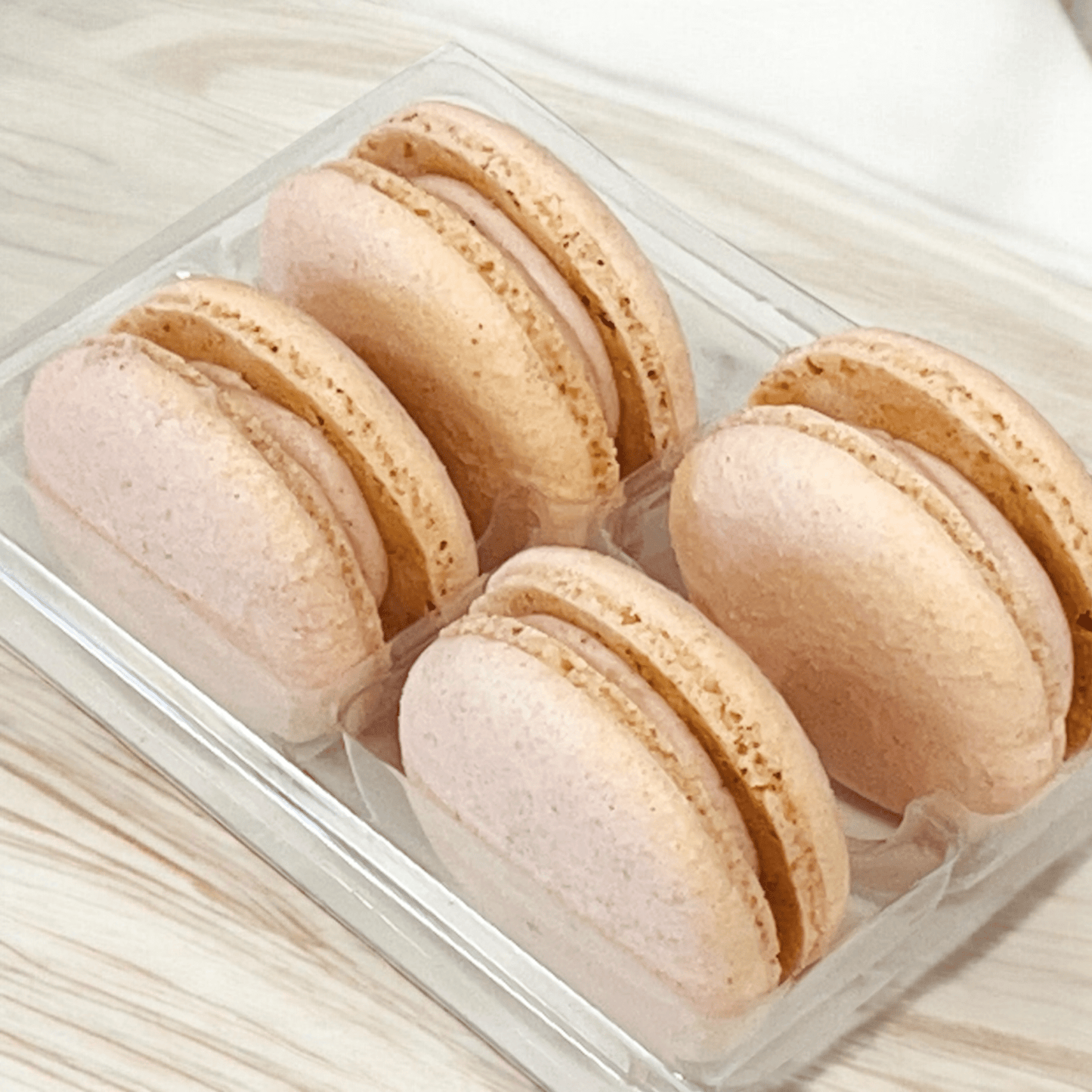 All Natural Strawberry Vegan French Macarons | Available in 24 & 48 Pack - Macaron Centrale24 Pack