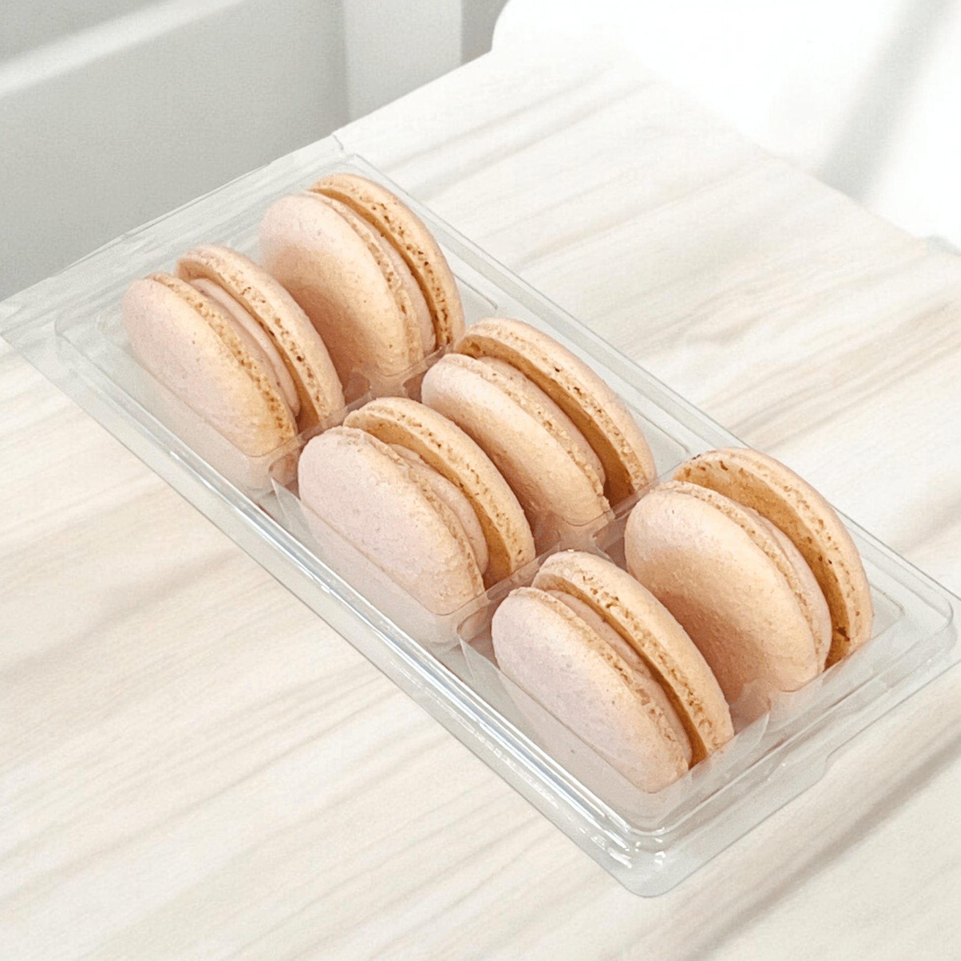 All Natural Strawberry Vegan French Macarons | Available in 24 & 48 Pack - Macaron Centrale24 Pack