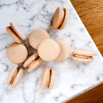 All Natural Strawberry Vegan French Macarons | Available in 24 & 48 Pack - Macaron Centrale24 Pack