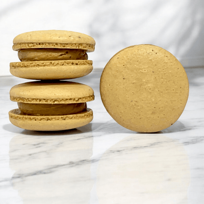 All Natural Thai Coffee (Oliang) Vegan French Macarons | Available in 24 & 48 Pack - Macaron Centrale24 Pack