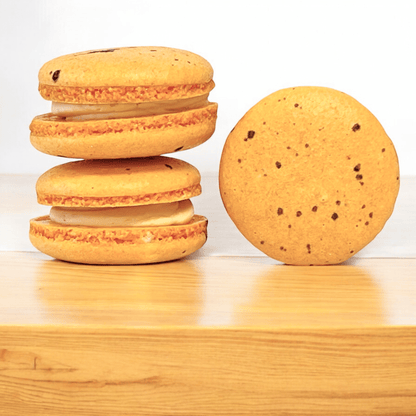 All Natural Thai Tea Vegan French Macarons | Available in 24 & 48 Pack - Macaron Centrale24 Pack