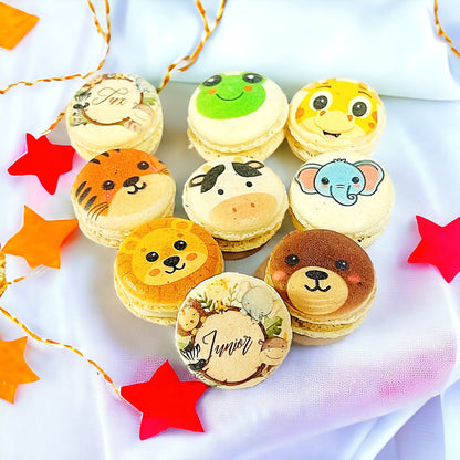 Animal Faces Macaron: Personalized Flavor for Your Special Occasion - Macaron Centrale6 Pack