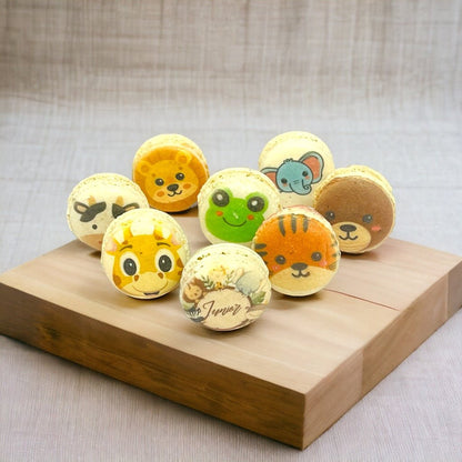 Animal Faces Macaron: Personalized Flavor for Your Special Occasion - Macaron Centrale6 Pack