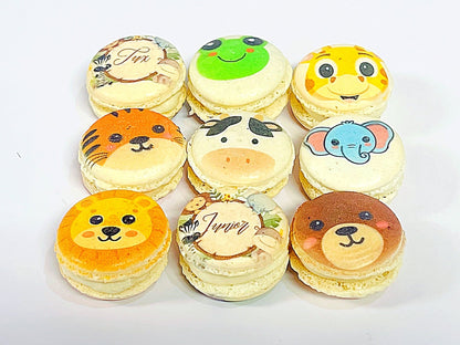 Animal Faces Macaron: Personalized Flavor for Your Special Occasion - Macaron Centrale6 Pack