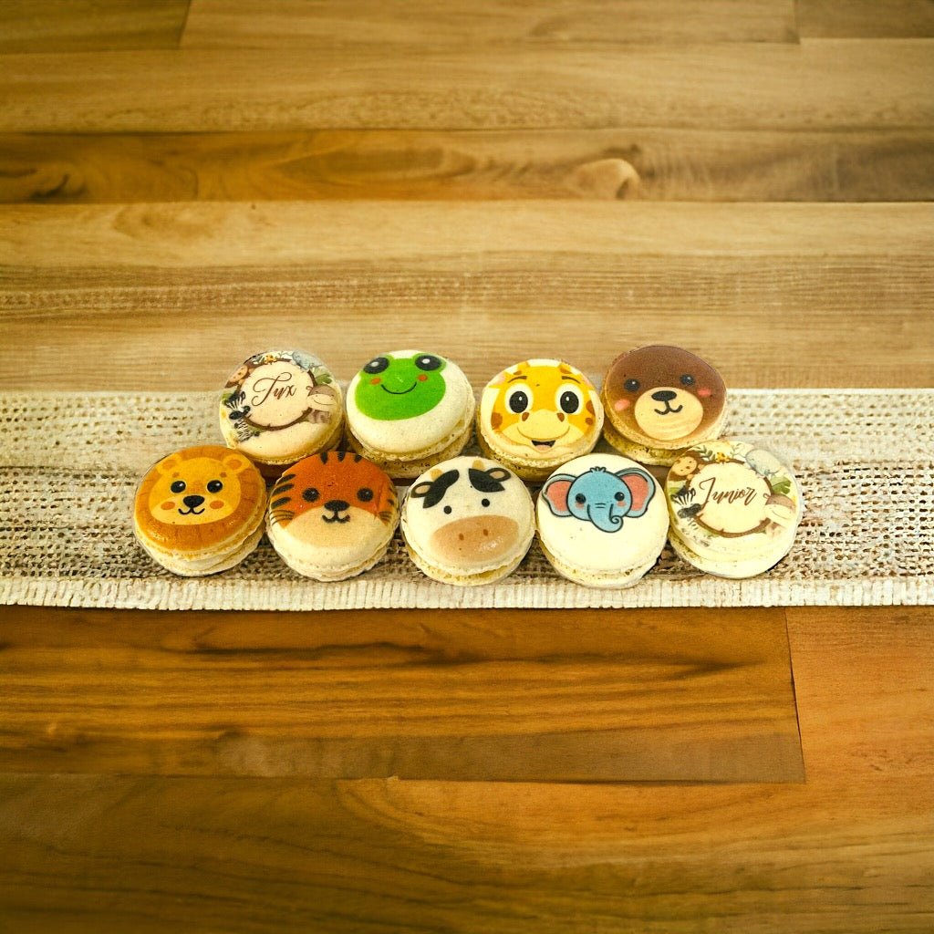 Animal Faces Macaron: Personalized Flavor for Your Special Occasion - Macaron Centrale6 Pack