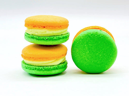 Apple Apricot Vegan Macarons - Macaron Centrale4 Pack