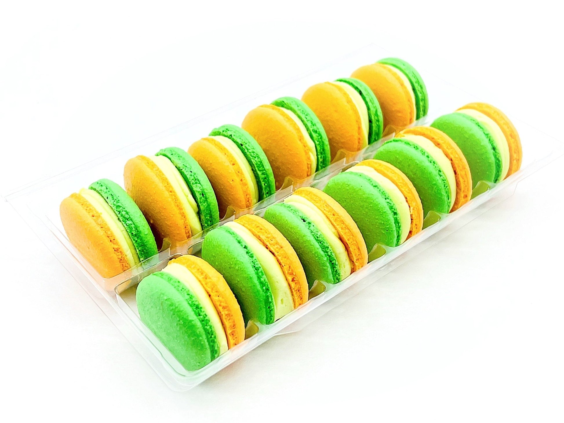 Apple Apricot Vegan Macarons - Macaron Centrale4 Pack