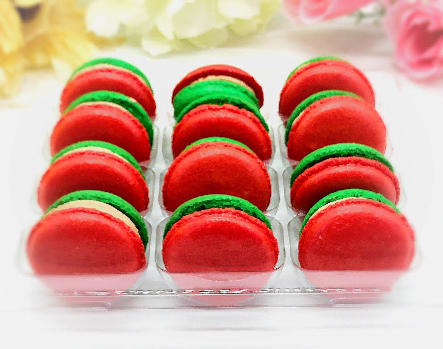 Apple Caramel French Macarons | Perfect for your next celebratory events. - Macaron Centrale12 pack