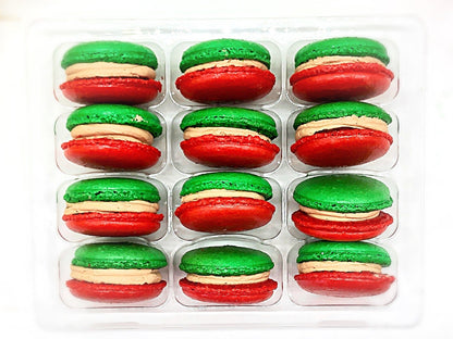 Apple Caramel French Macarons | Perfect for your next celebratory events. - Macaron Centrale12 pack