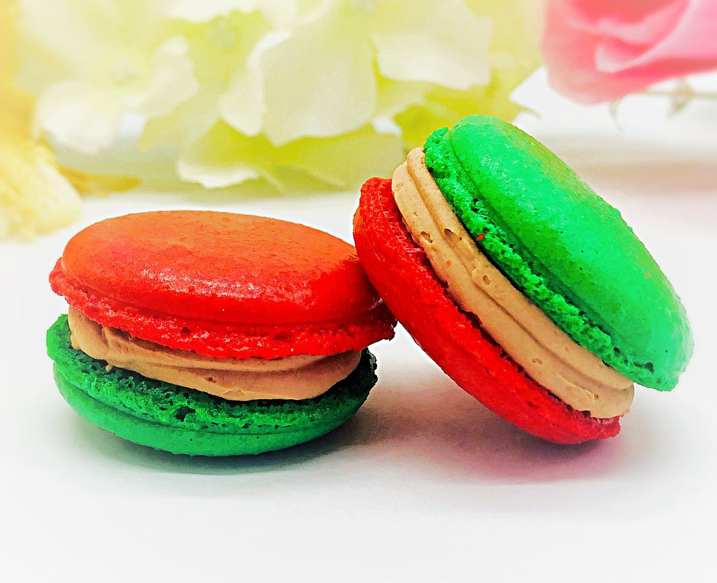 Apple Caramel French Macarons | Perfect for your next celebratory events. - Macaron Centrale12 pack