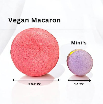 Apple Cinnamon Mini Macarons - Perfect for Decorating Cupcakes, Cakes, Ice Cream, and More - Macaron Centrale16 Pack