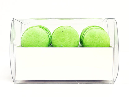 Apple Cream Macaron Sucettes En Gros | Available in 24 & 48 Sucettes - Macaron Centrale24 Pack