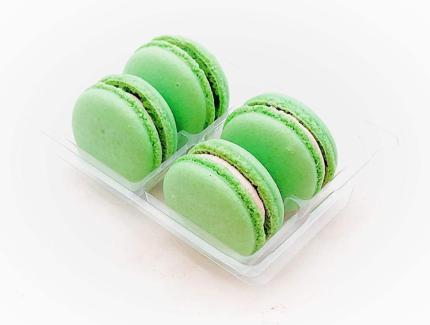 Apple - Strawberry Vegan Macarons - Macaron Centrale4 Pack