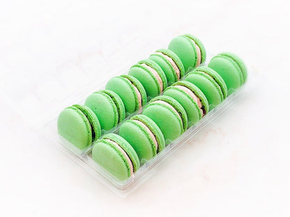 Apple - Strawberry Vegan Macarons - Macaron Centrale4 Pack