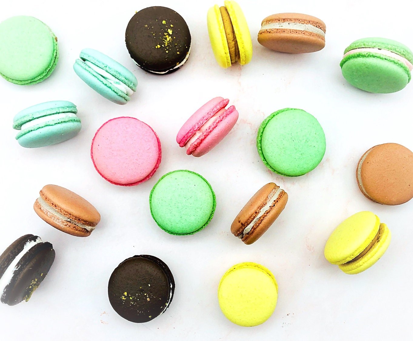 Assorted Vegan Macarons | Choose Your Own 12 Pack| - Macaron Centrale