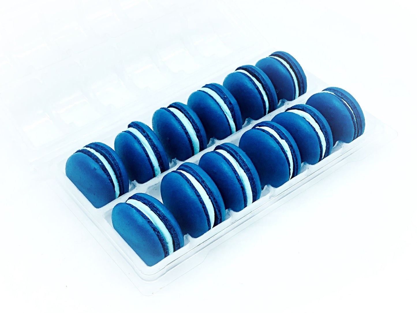 Blue Curacao Vegan Macarons - Macaron Centrale4 Pack