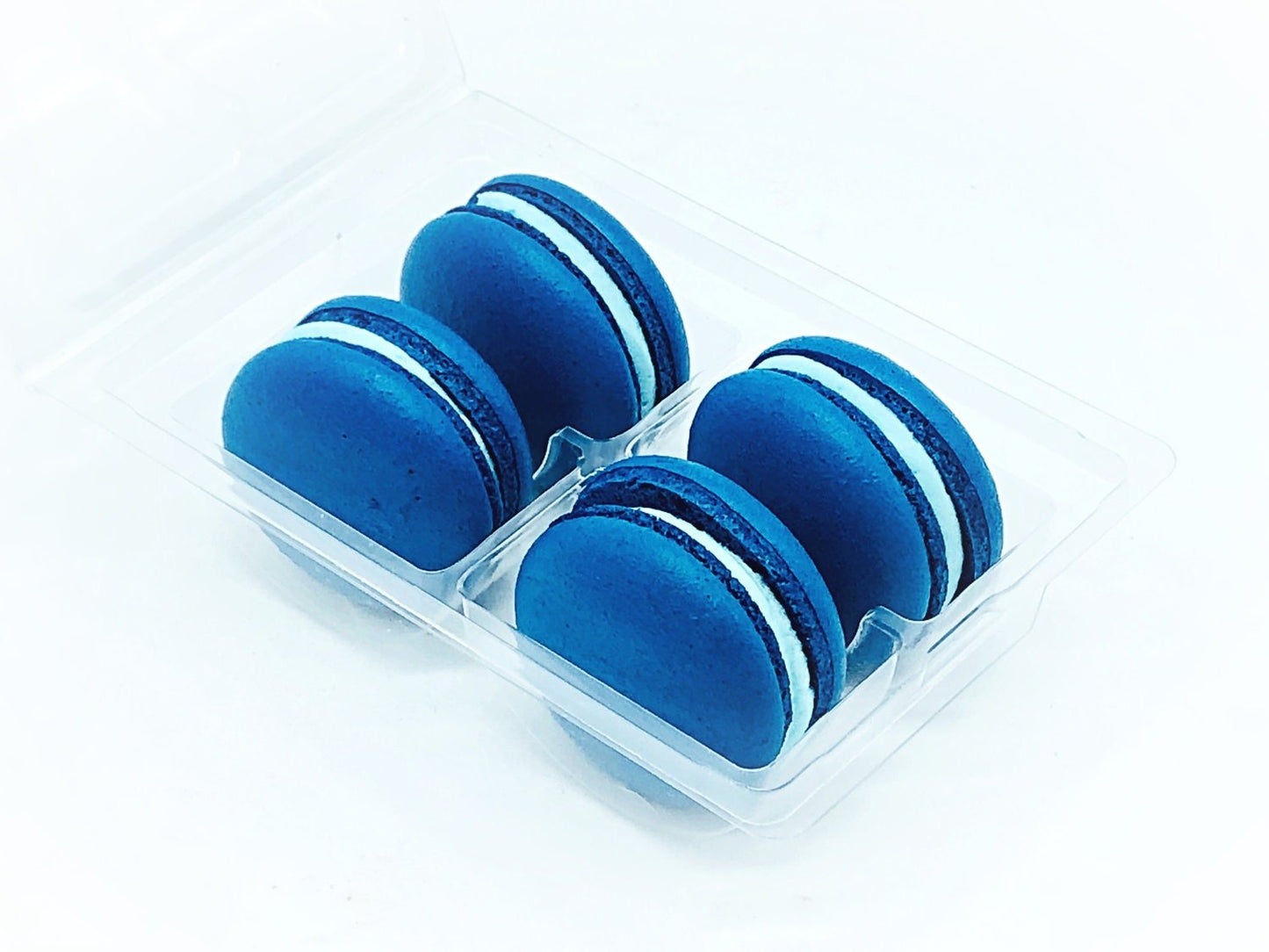 Blue Curacao Vegan Macarons - Macaron Centrale4 Pack